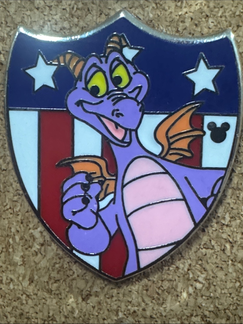 5/$25 Disney‎ Patriotic Characters Figment Pin